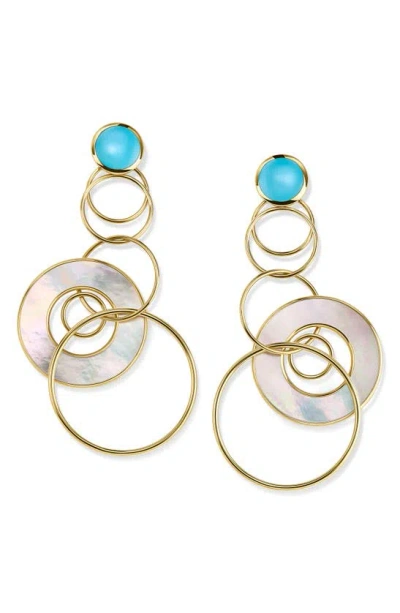 Ippolita Polished Rock Candy 18k 29.00 Ct. Tw. Pearl Slice Earrings In Gold