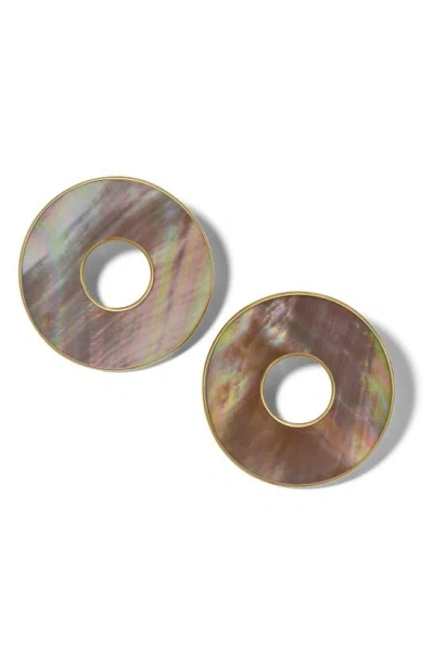 Ippolita 18k Gold Polished Rock Candy Drop Earrings In Gold/ Mop