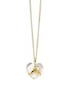 Ippolita 18k Gold Rock Candy Wrapped Heart Pendant Necklace, 30 In Gold