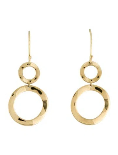 Pre-owned Ippolita 18k Mini Snowman Drop Earrings In Multi