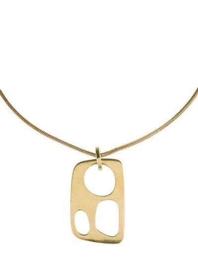 Pre-owned Ippolita 18k Mosaico Pendant W/ Unbranded 18k Chain, 28.5" In Multi