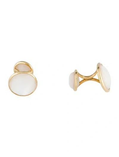 Pre-owned Ippolita 18k Mother Of Pearl Cufflinks In Multicolor