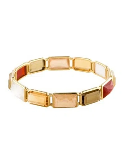 Pre-owned Ippolita 18k Multistone Gelato Bangle Bracelet, 7.75"