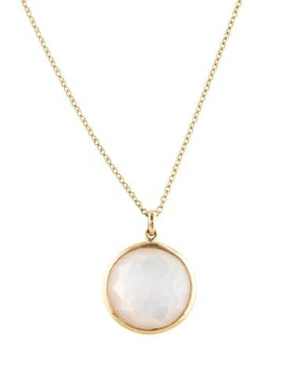 Pre-owned Ippolita 18k Pendant Necklace, 18" In Multicolor