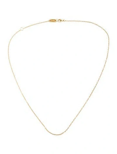 Pre-owned Ippolita 18k Short Link Charm Chain Necklace, 18" In Multicolor