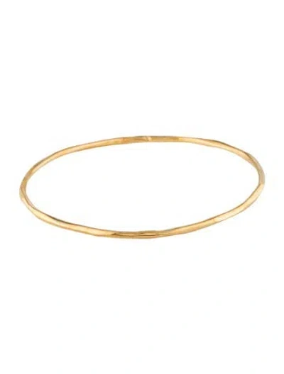 Pre-owned Ippolita 18k Smooth Squiggle Bangle, 7.5" In Multi