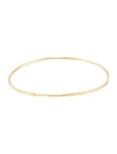 Pre-owned Ippolita 18k Smooth Squiggle Bangle Bracelet, 7.5" In Multi
