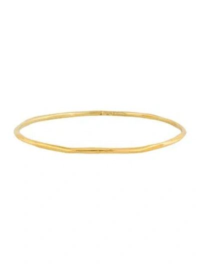 Pre-owned Ippolita 18k Smooth Squiggle Bangle Bracelet, 7.75" In Multi