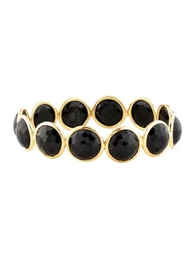 Pre-owned Ippolita 18k Spinel Lollipop Bangle Bracelet, 7.25" In Multicolor
