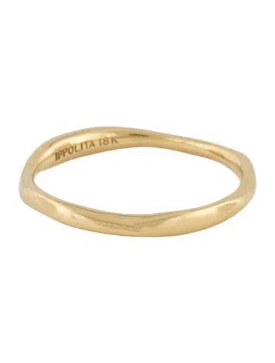 Pre-owned Ippolita 18k Thin Squiggle Ring In Multicolor