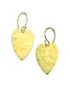 Ippolita Classico Crinkle Heart Drop Earrings In Gold