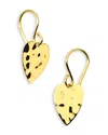 Ippolita Classico Crinkle Mini Heart Drop Earrings In Gold