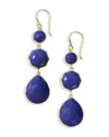Ippolita Rock Candy Stone Drop Earrings In Blue/gold