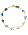 Ippolita Rock Candy Confetti Bracelet In Blue/gold