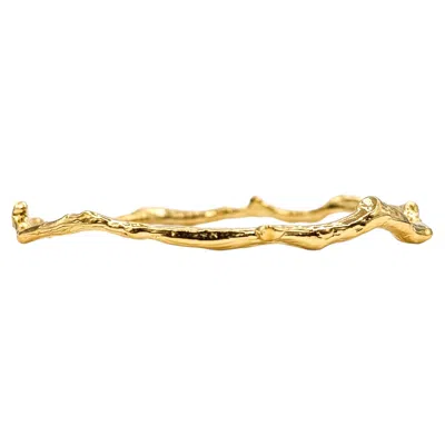 Pre-owned Ippolita 18k Yellow Gold Branch-design Bangle Bracelet