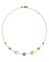 Ippolita Lollipop Graduated 7-stone Station Necklace In Gold