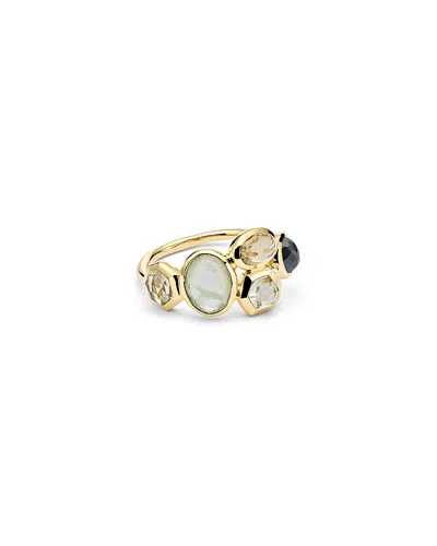 Ippolita 18k Yellow Gold Rock Candy Multi Gemstone Cluster Statement Ring In Pink
