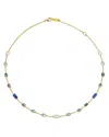 Ippolita 18k Yellow Gold Rock Candy Multi Stone Gelato Confetti Collar Necklace, 16-18 In Blue/gold