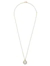 Ippolita 18kt Yellow Gold Mini Lollipop Mother-of-pear, Diamond And Clear Quartz Pendant Necklace In Gold