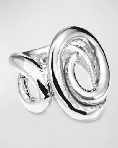 Ippolita 925 E. F. Classico Snake Ring In Silver
