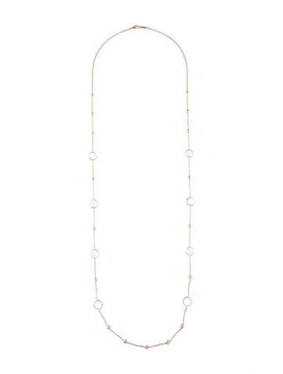 Pre-owned Ippolita Ball & Quartz Long Station Necklace, 39" In Multi