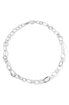Ippolita Sterling Silver Cherish Chain-link Necklace In Silver