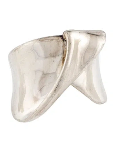 Pre-owned Ippolita Classico Folded Ribbon Band Ring In Multi