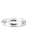 Ippolita Classico Goddess Thin 925 Sterling Silver Bangle In Silver