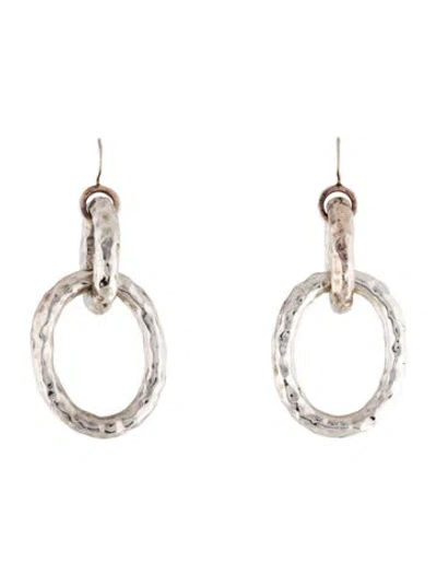 Pre-owned Ippolita Classico Hammered Drop Earrings In Multi