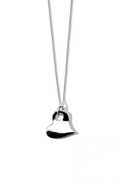Ippolita Classico Large Heart Pendant Necklace In Silver
