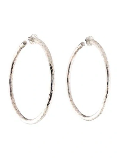 Pre-owned Ippolita Classico Large Hoop Earrings In Multicolor