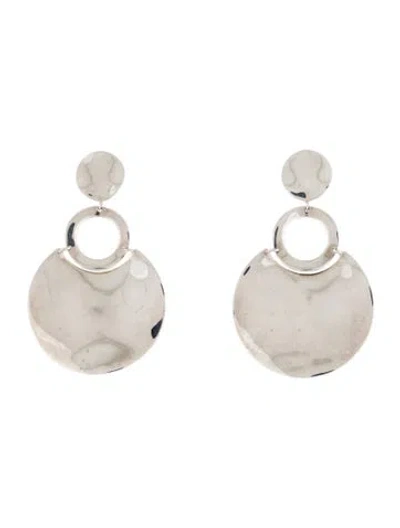 Pre-owned Ippolita Classico Mixed Wavy Disc Drop Earrings In Multi