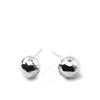 Ippolita Glamazon Sterling Silver Hammered Ball Stud Earrings In Silver Tone