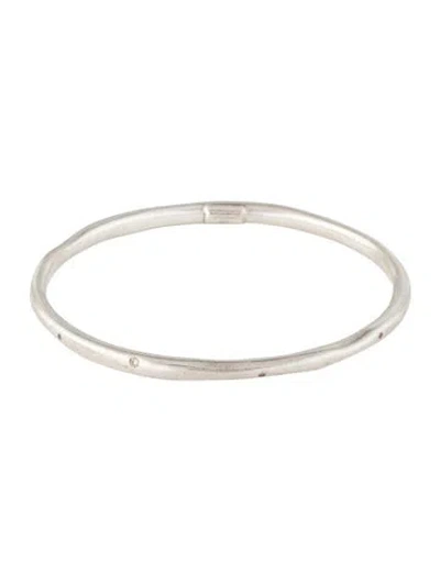 Pre-owned Ippolita Diamond Bangle, 7.75" In Multi