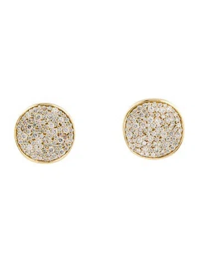 Pre-owned Ippolita Diamond Flower Stud Earrings In Multi