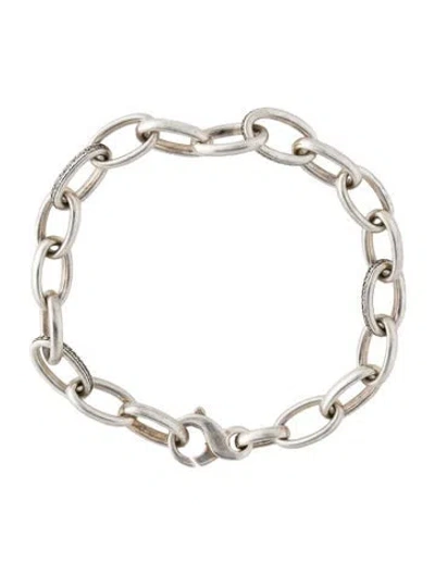 Pre-owned Ippolita Diamond Link Bracelet, 7.25" In Multi