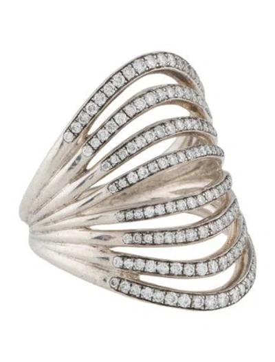 Pre-owned Ippolita Diamond Lollipop Multiband Ring