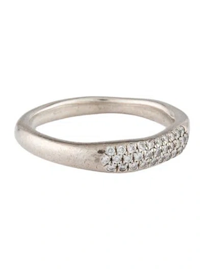 Pre-owned Ippolita Diamond Starburst Squiggle Ring In Multi