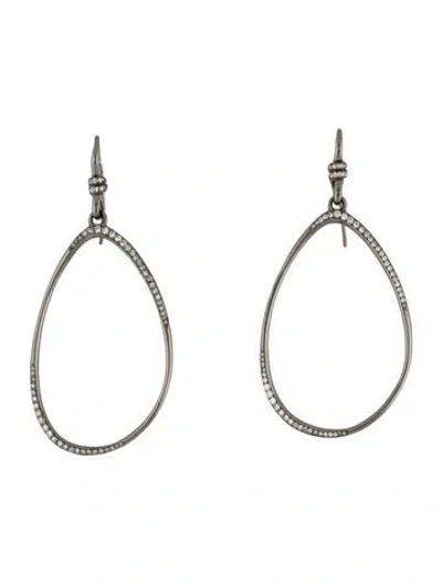 Pre-owned Ippolita Diamond Teardrop Earrings In Multi