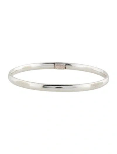 Pre-owned Ippolita Flat Bangle Bracelet, 8" In Multicolor