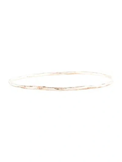 Pre-owned Ippolita Hammered Bangle, 7.75" In Multi