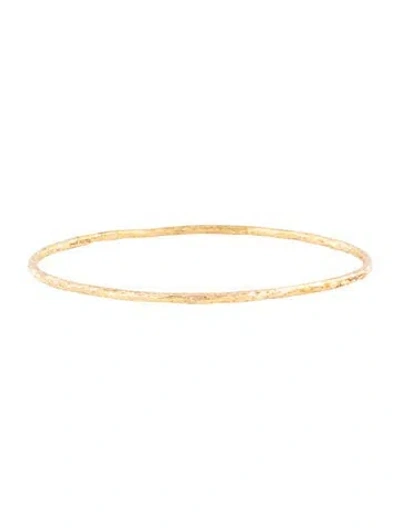 Pre-owned Ippolita Hammered Bangle Bracelet In Multicolor