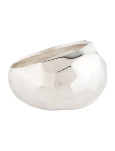 Pre-owned Ippolita Hammered Dome Band In Multicolor