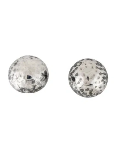 Pre-owned Ippolita Hammered Glamazon Dome Earrings In Multicolor