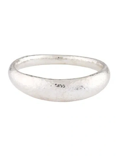 Pre-owned Ippolita Hammered Tapered Bangle, 7.75" In Multi