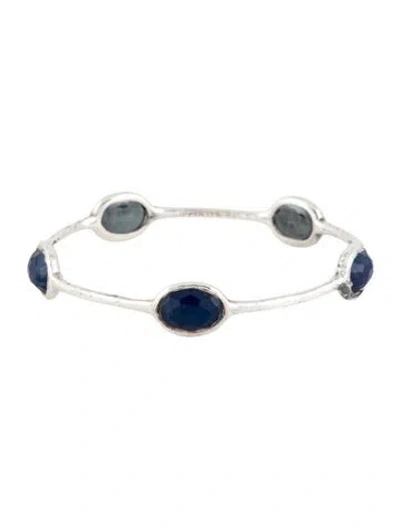 Pre-owned Ippolita Hematine Doublet Bracelet, 7.75" In Multi