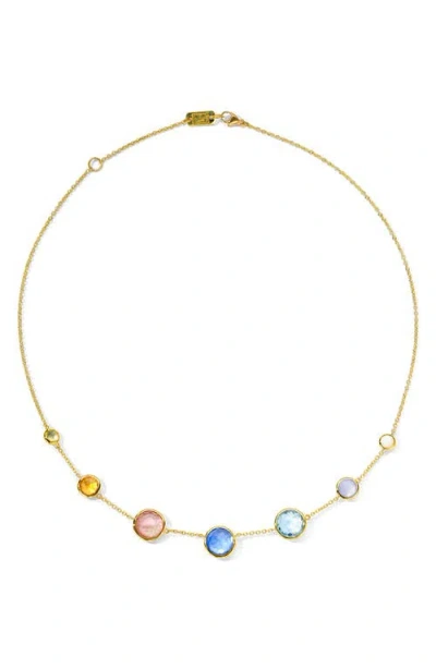Ippolita Lollipop 7-stone Link Necklace In Gold