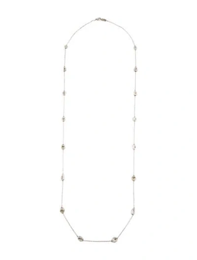 Pre-owned Ippolita Long Multi Pebble Station Necklace, 38"