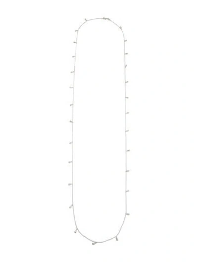 Pre-owned Ippolita Long Rose Petal Station Necklace, 50" In Multi