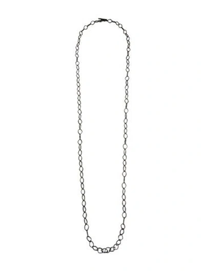 Pre-owned Ippolita Marquise Link Chain Necklace, 52" In Multicolor
